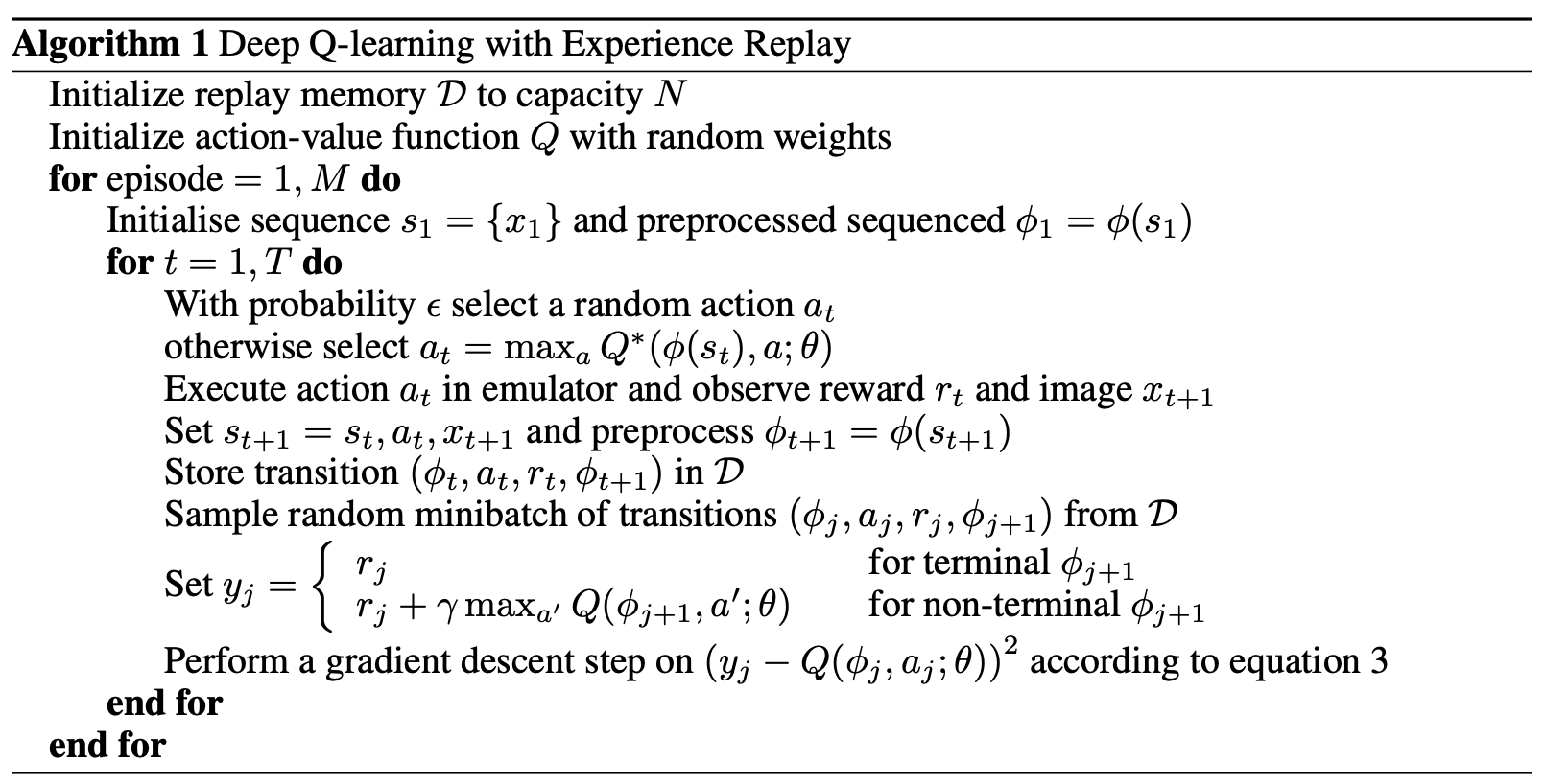 Playing Atari with Deep Reinforcement Learning, Vlad Mnih, Koray Kavukcuoglu, et al. NIPS 2013